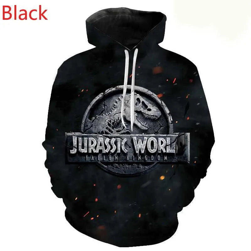 Jurassic Park 3d Hoodie imprimé Sweatshirt Fashion (différent modèle)