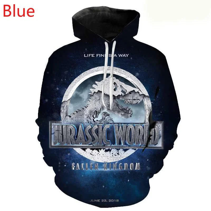 Jurassic Park 3d Hoodie imprimé Sweatshirt Fashion (différent modèle) 3