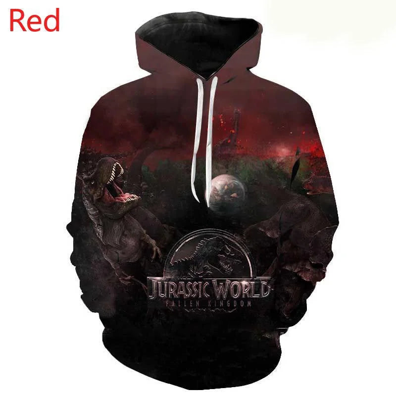 Jurassic Park 3d Hoodie imprimé Sweatshirt Fashion (différent modèle)