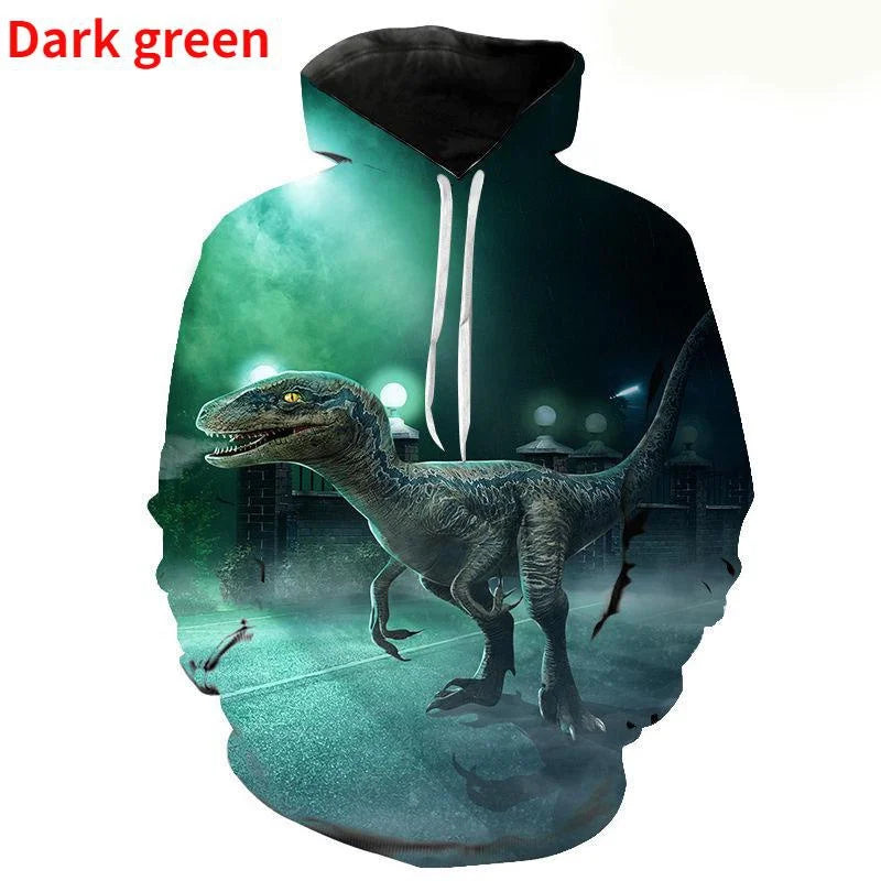 Jurassic Park 3d Hoodie imprimé Sweatshirt Fashion (différent modèle) 2